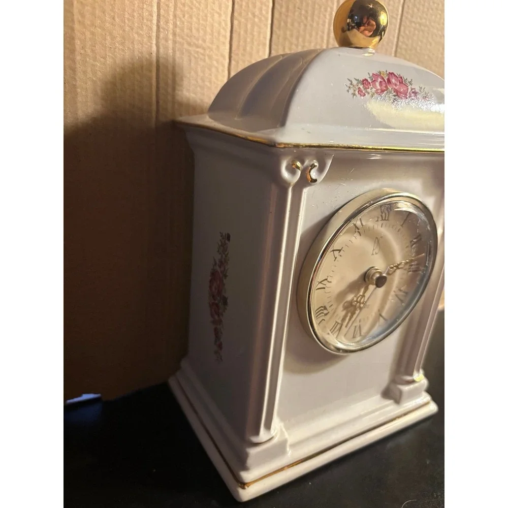 Porcelain Ceramic Quartz  Clock Paul Sebastian Limited Edition  1993 Excellent